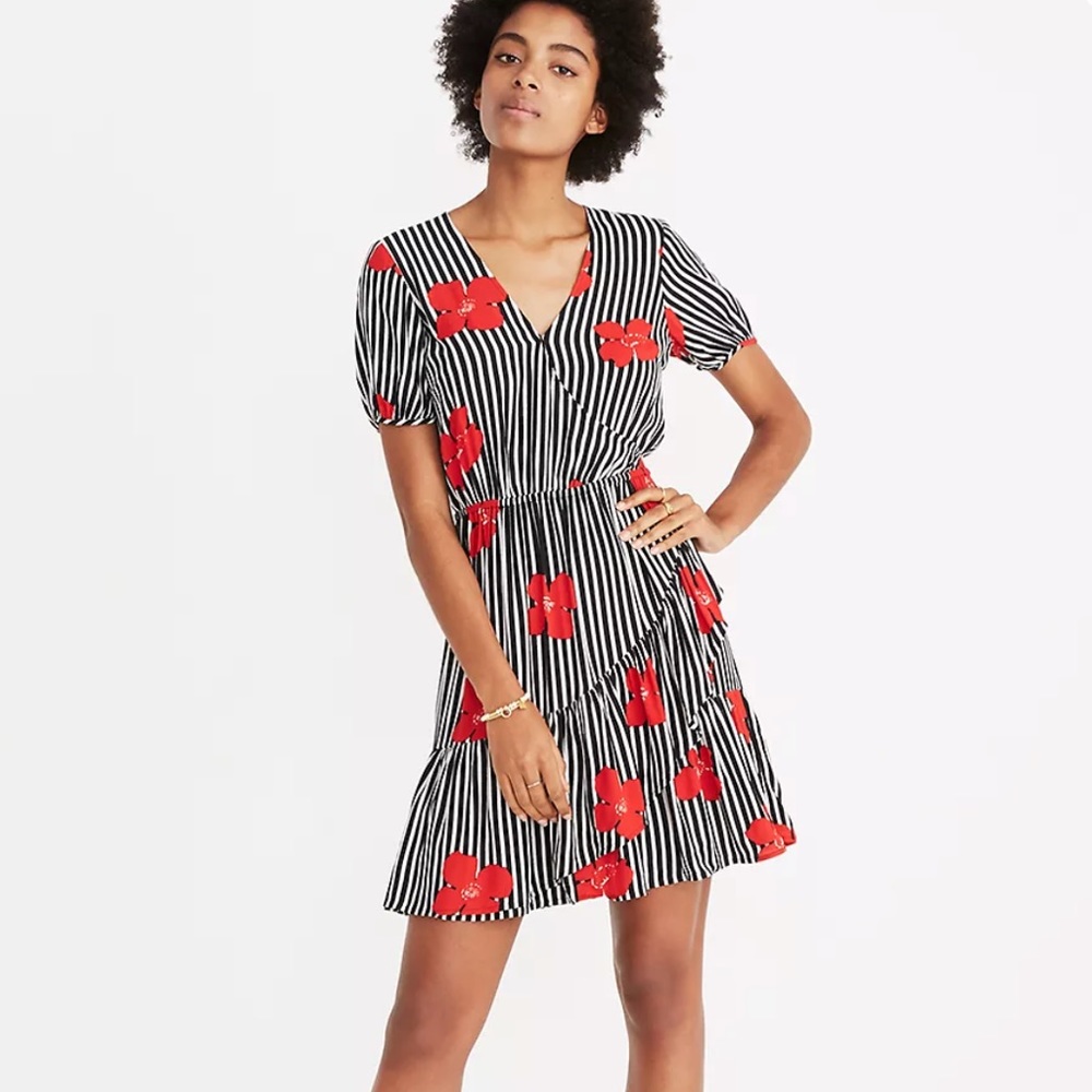 Madewell Wrap Orchid Dress (Sold out online)
